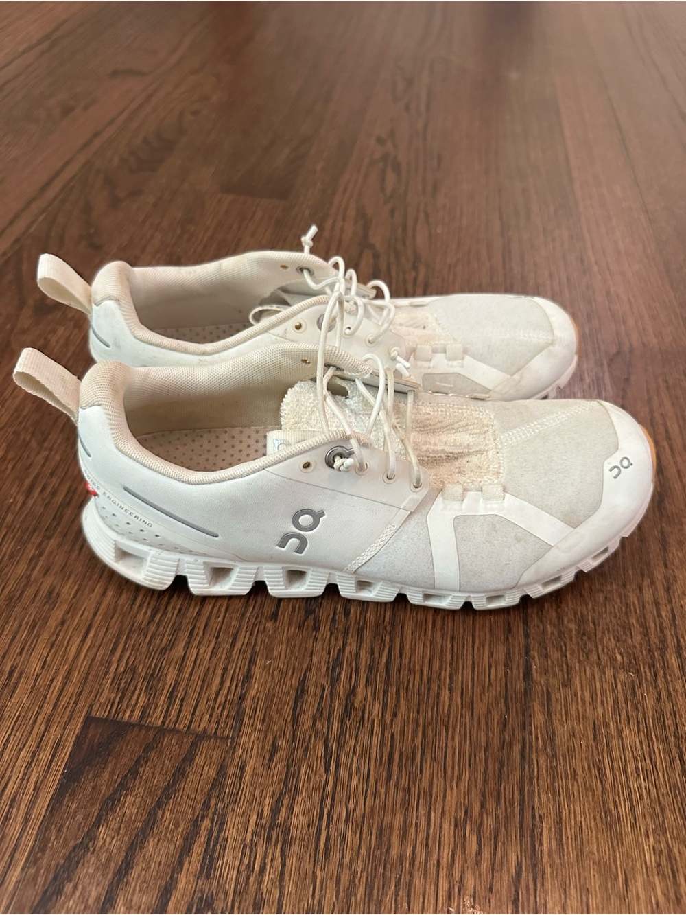 On Running Women's White Cloud Athletic Sneakers